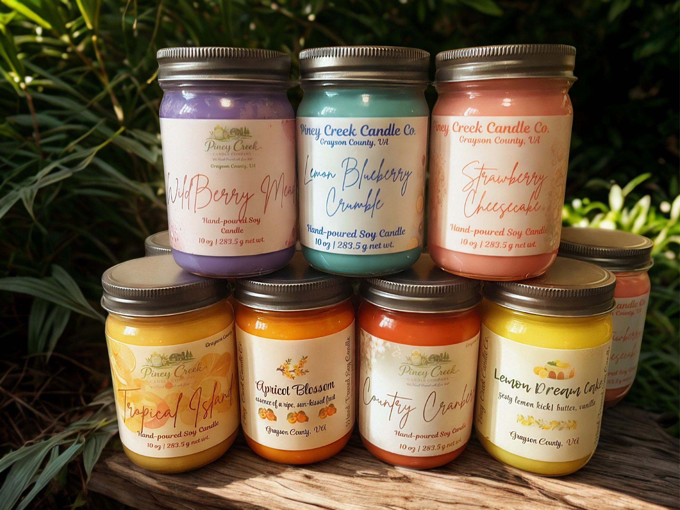 10 oz Hand-Poured Soy Candle
