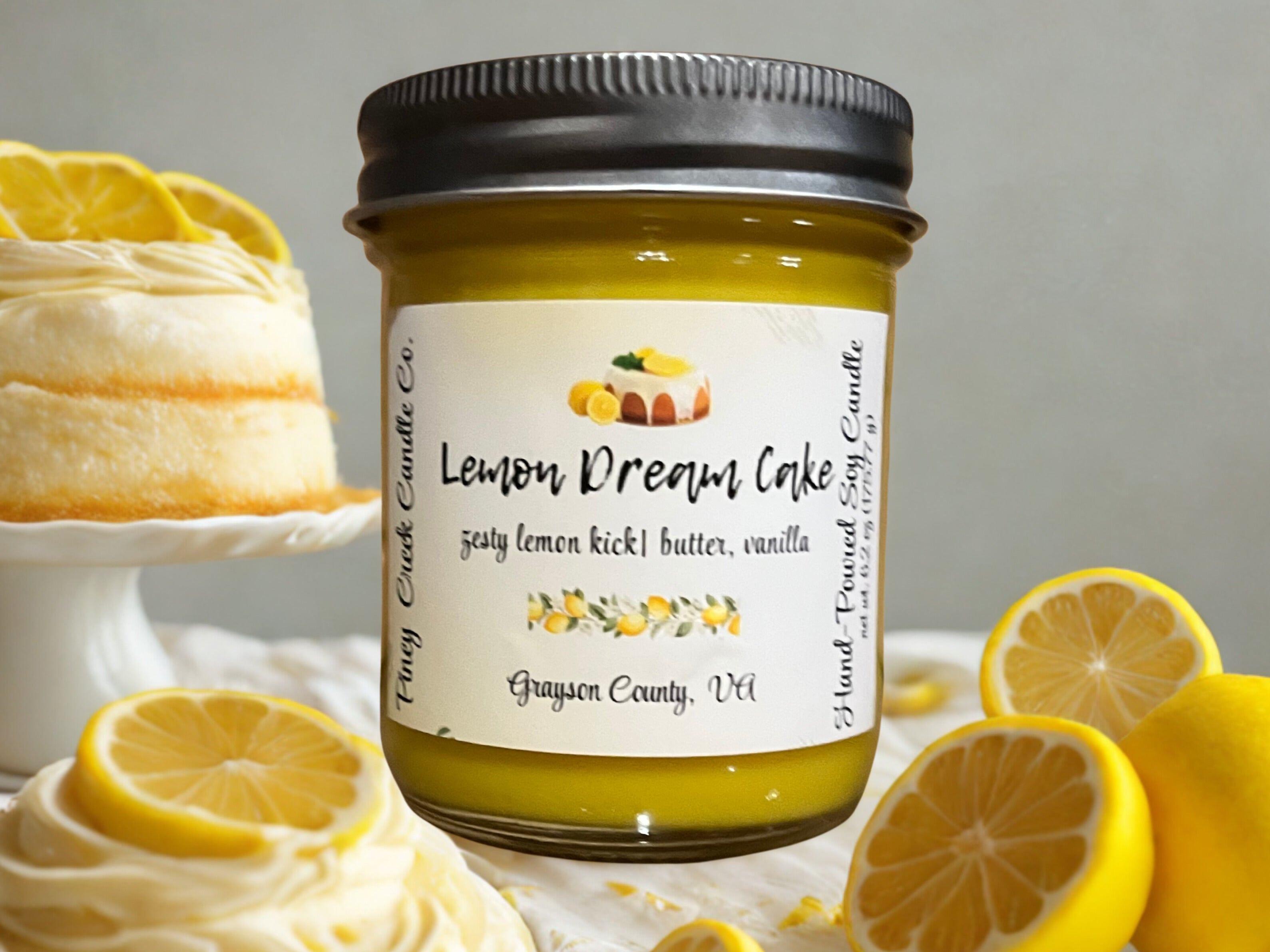 6 oz hand-poured soy candle