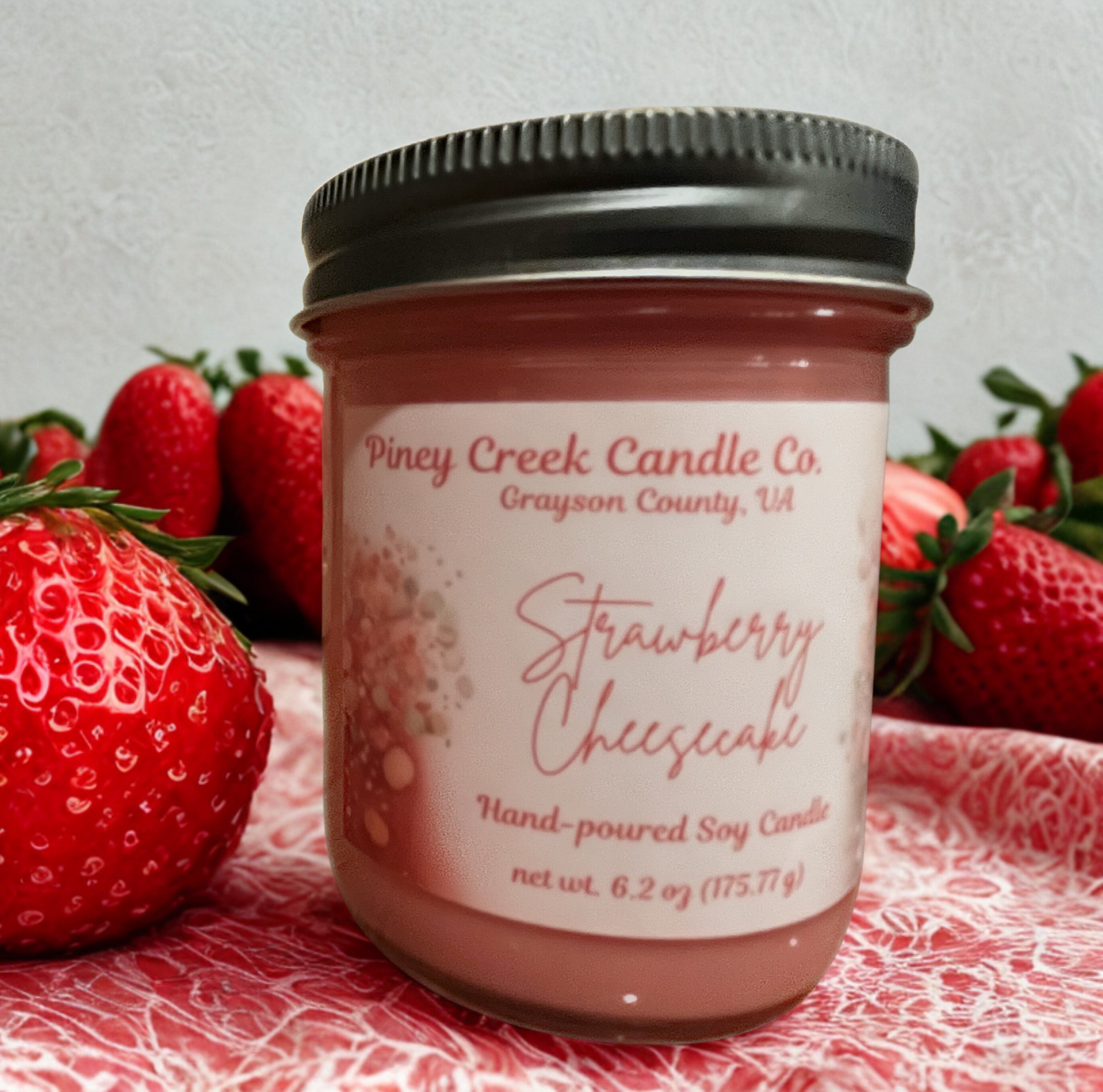 6 oz hand-poured soy candle
