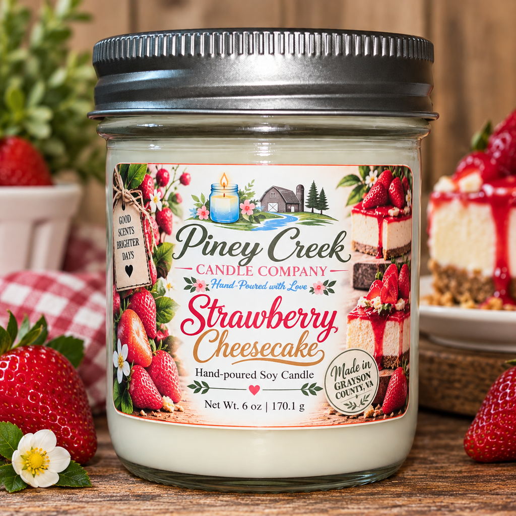 6 oz Hand-Poured Soy Candle