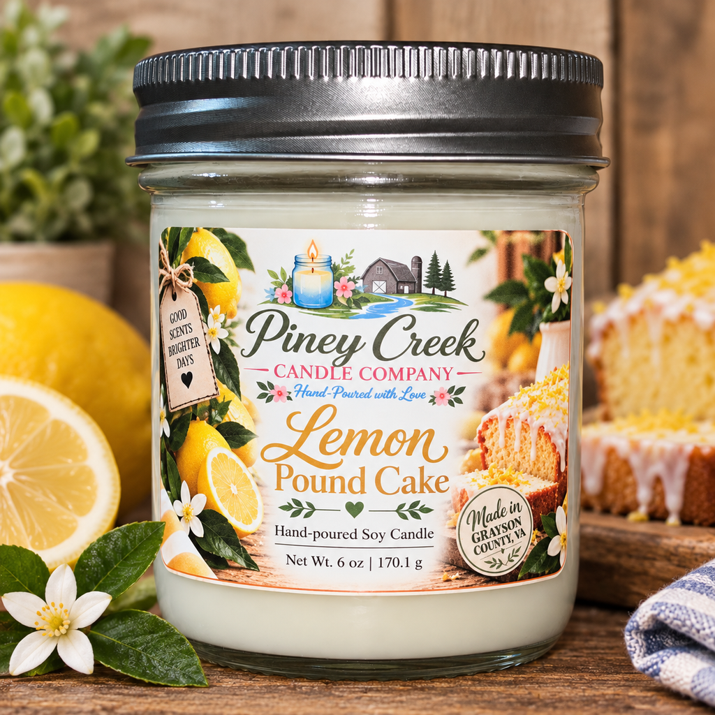 6 oz Hand-Poured Soy Candle