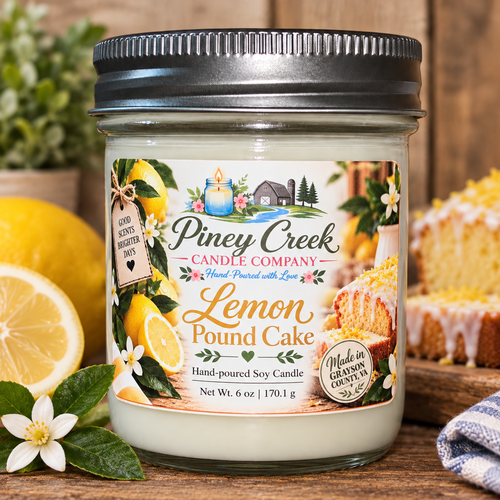 6 oz Hand-Poured Soy Candle