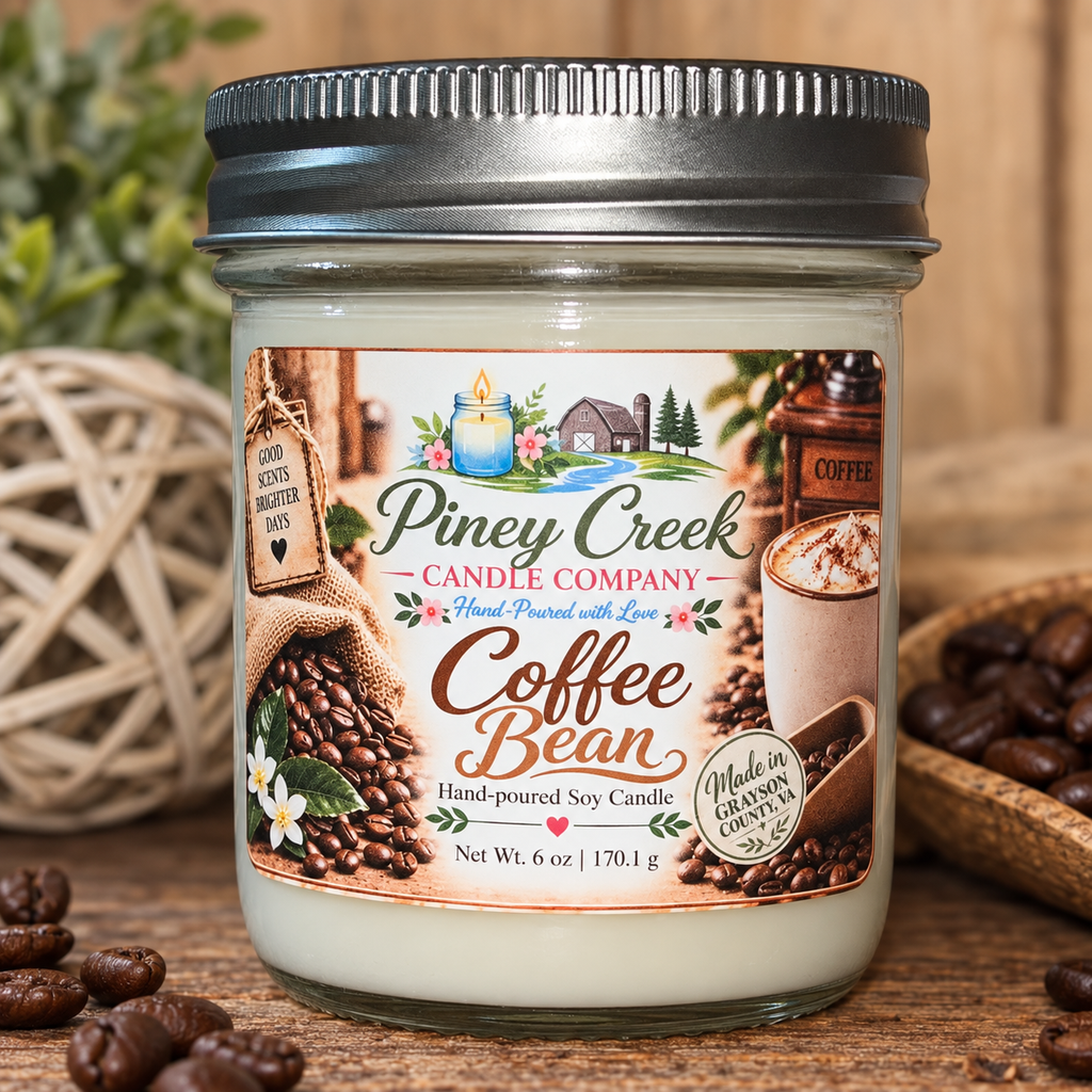 6 oz Hand-Poured Soy Candle