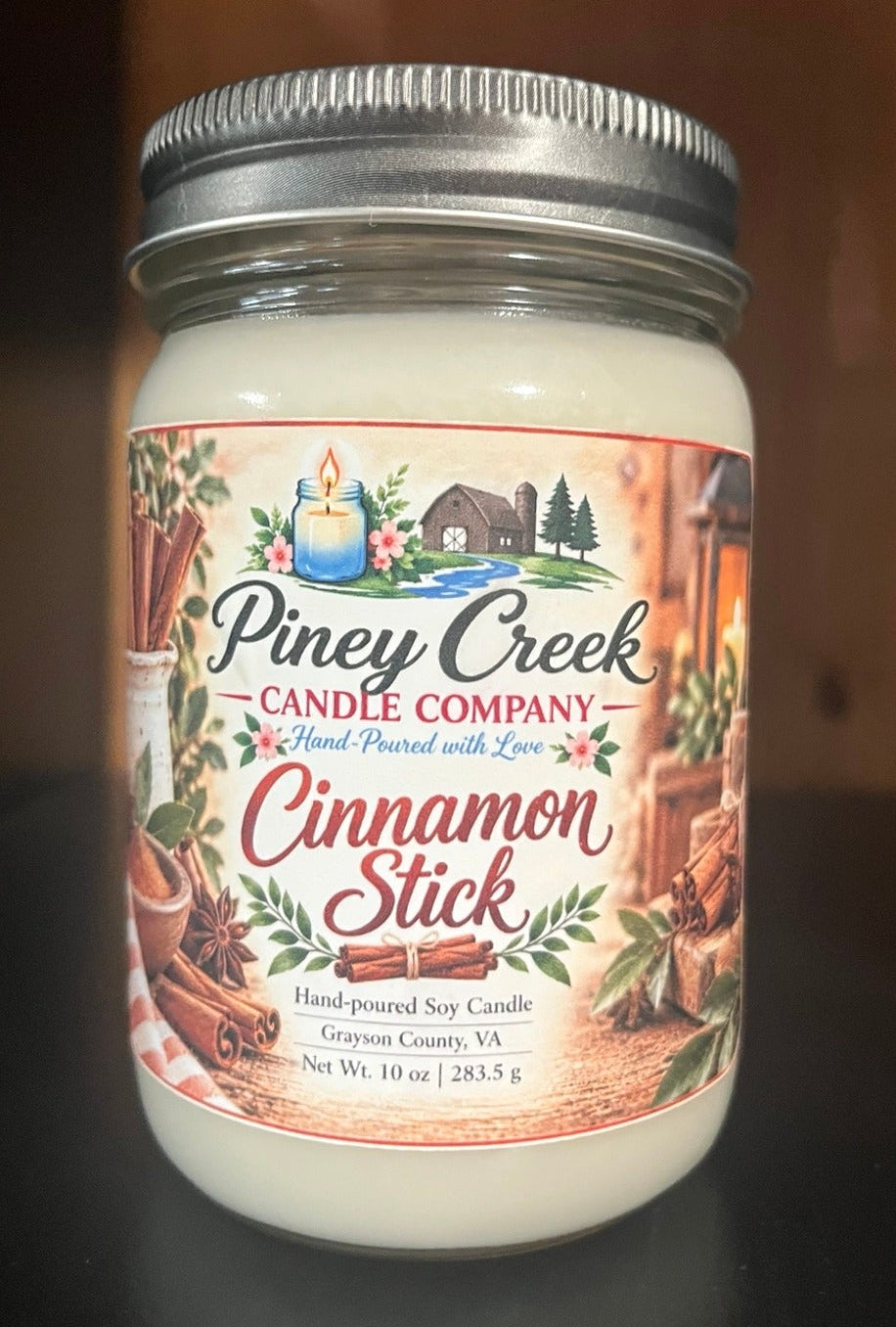 10 oz Hand-Poured Soy Candle