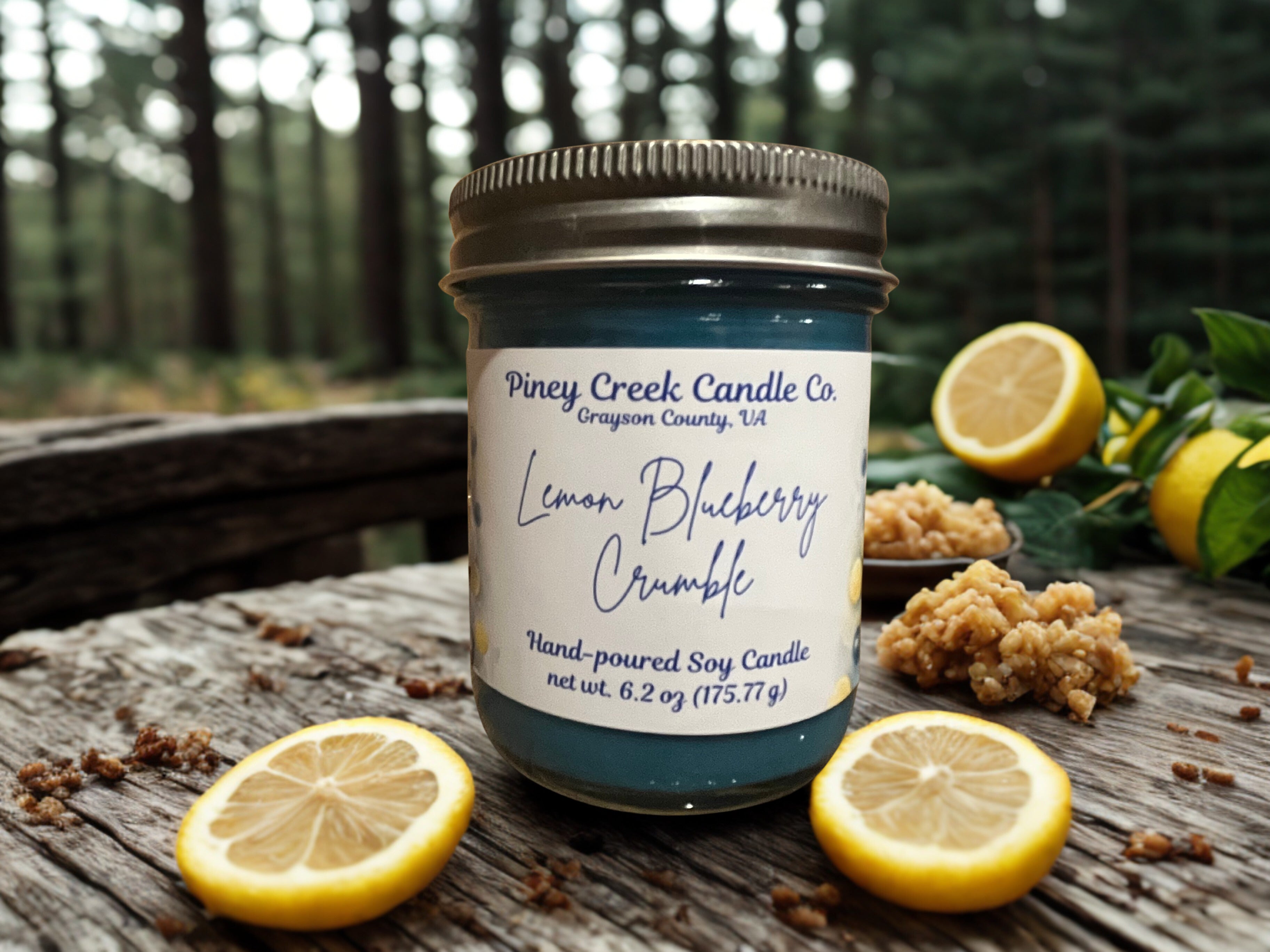 6 oz hand-poured soy candle