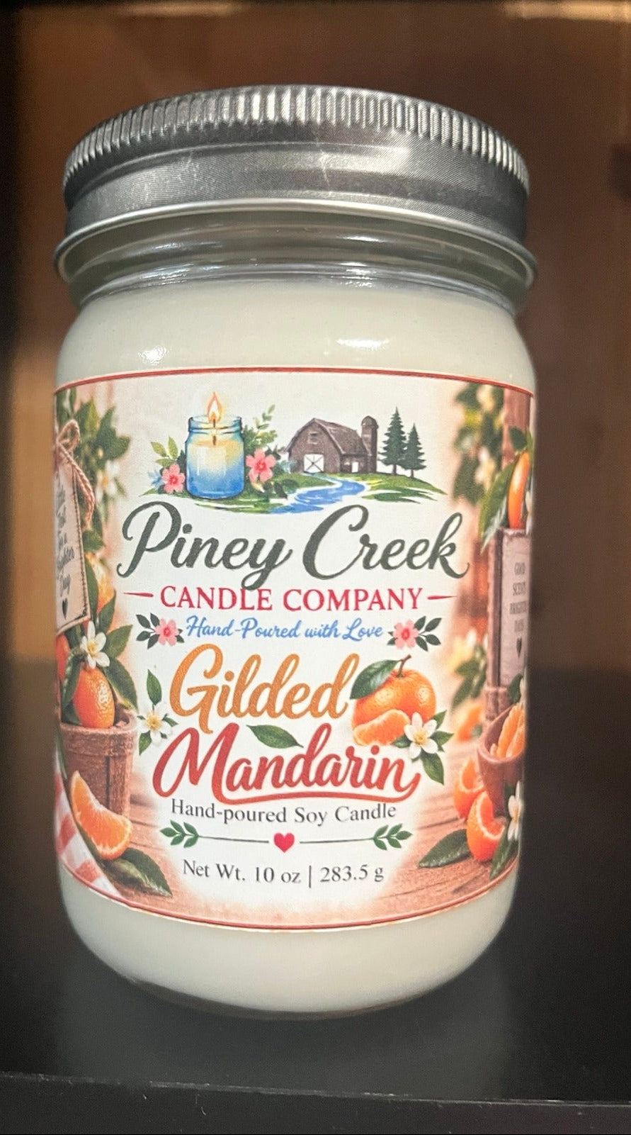 10 oz Hand-Poured Soy Candle