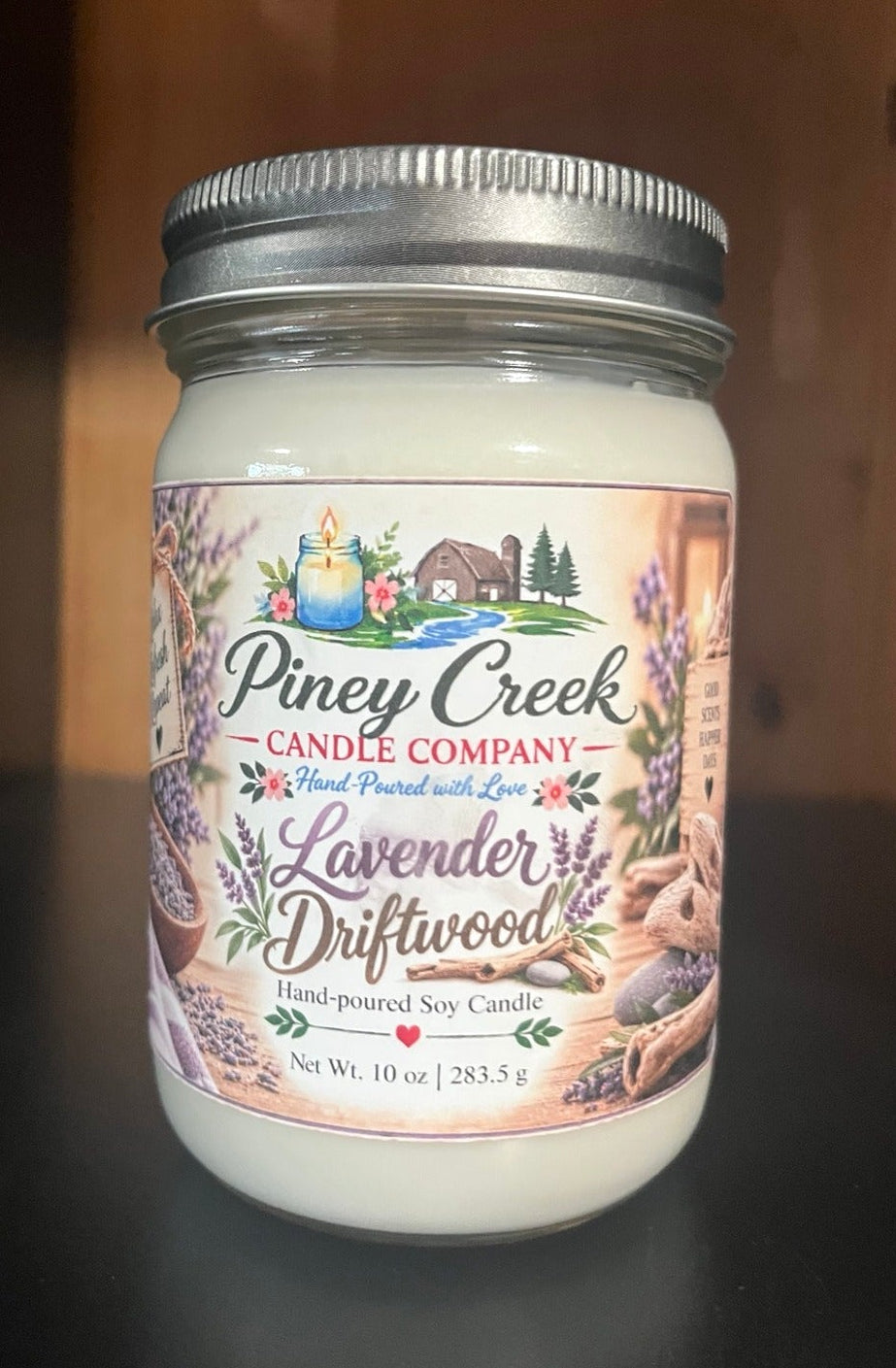 10 oz Hand-Poured Soy Candle