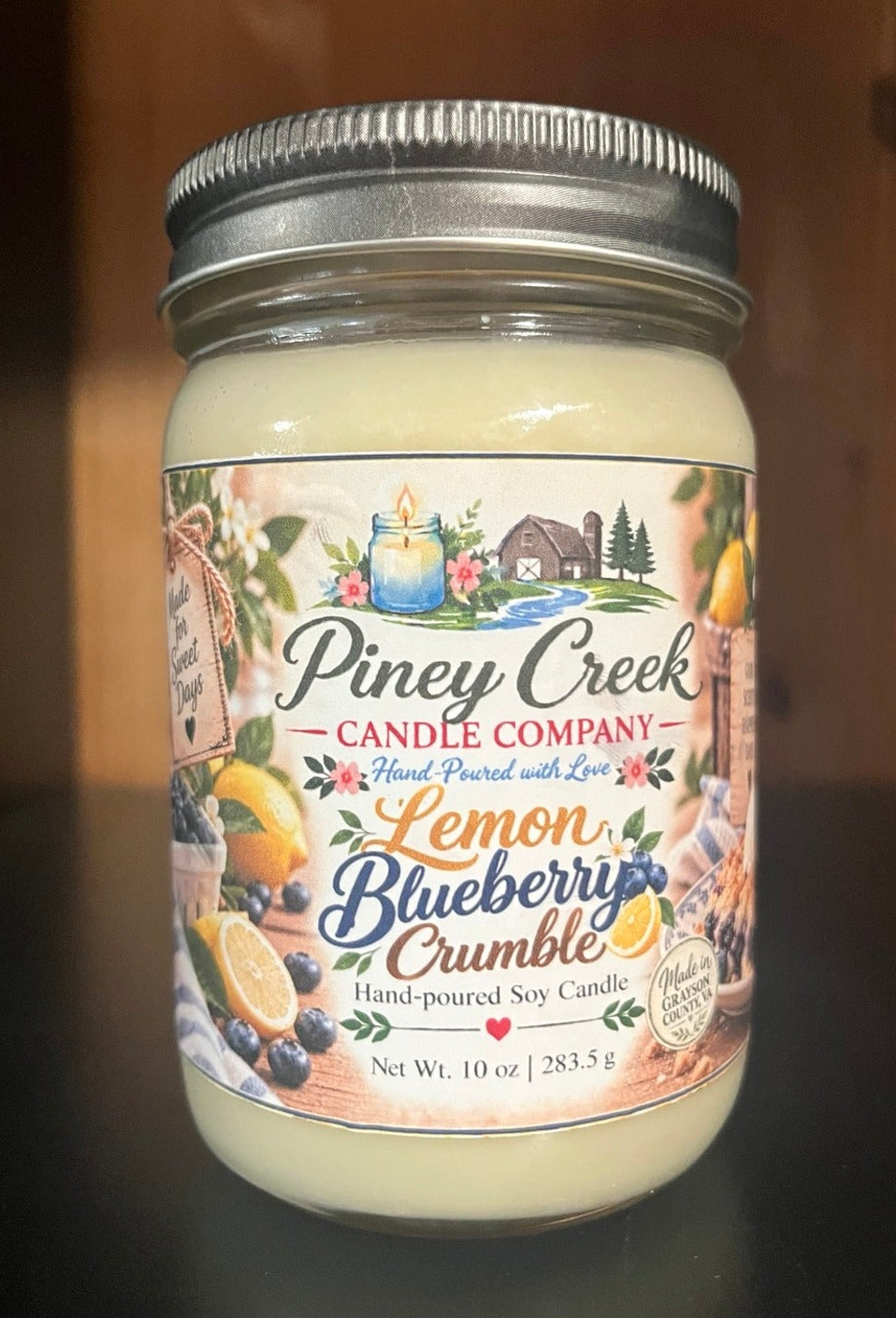 10 oz Hand-Poured Soy Candle