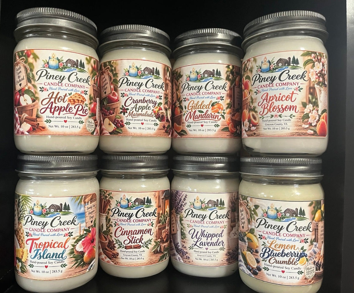 10 oz Hand-Poured Soy Candle