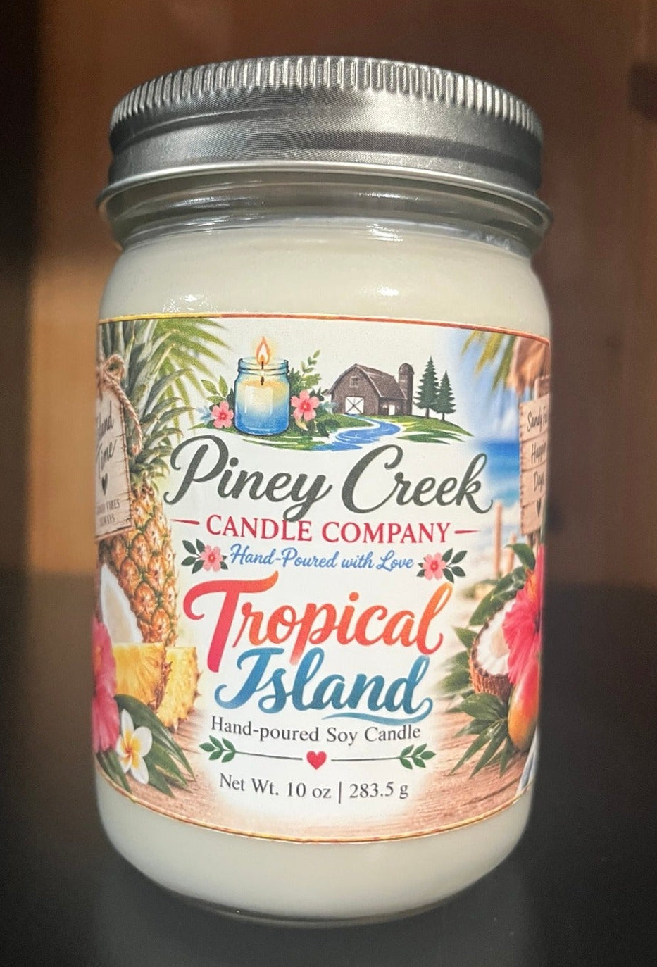 10 oz Hand-Poured Soy Candle