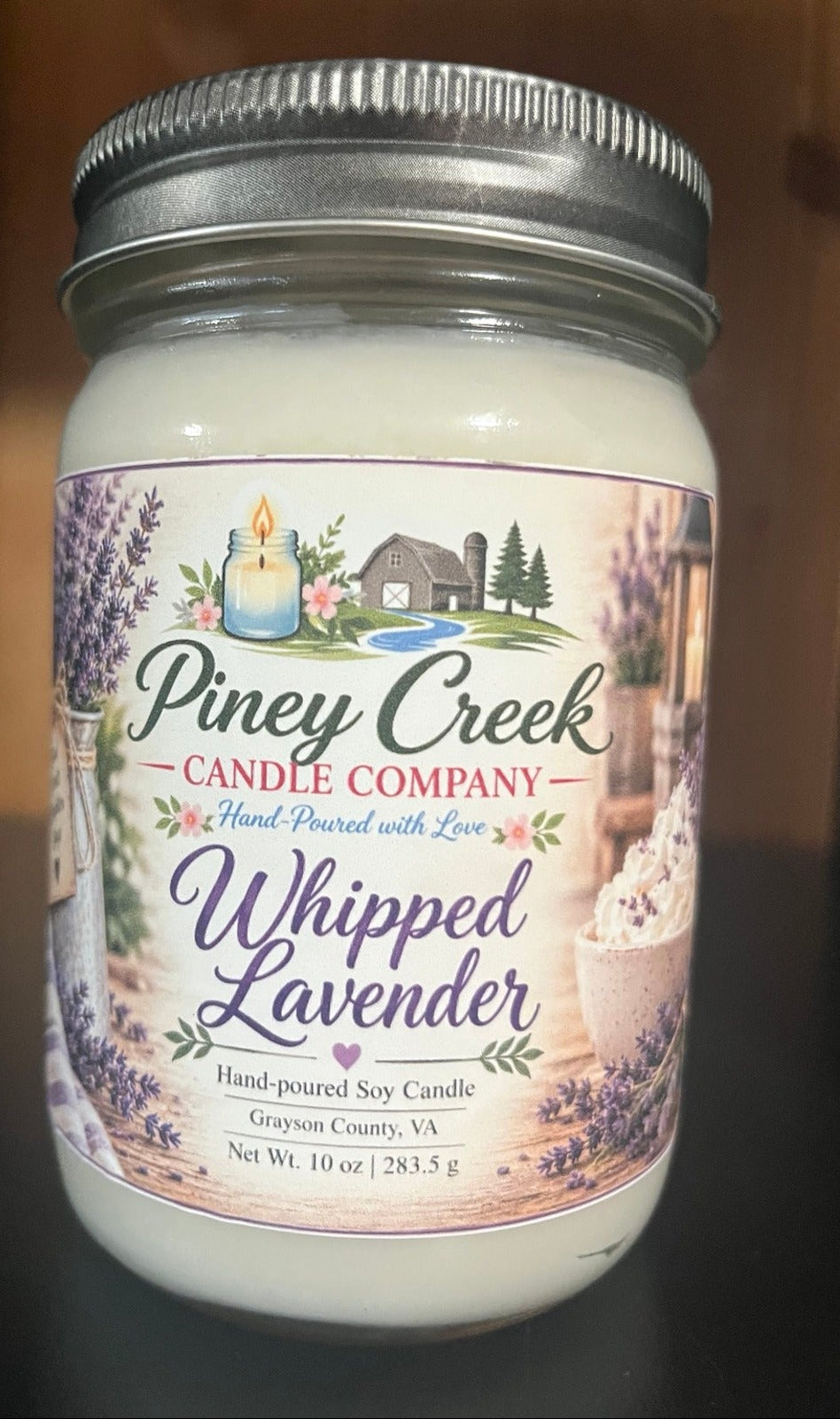 10 oz Hand-Poured Soy Candle